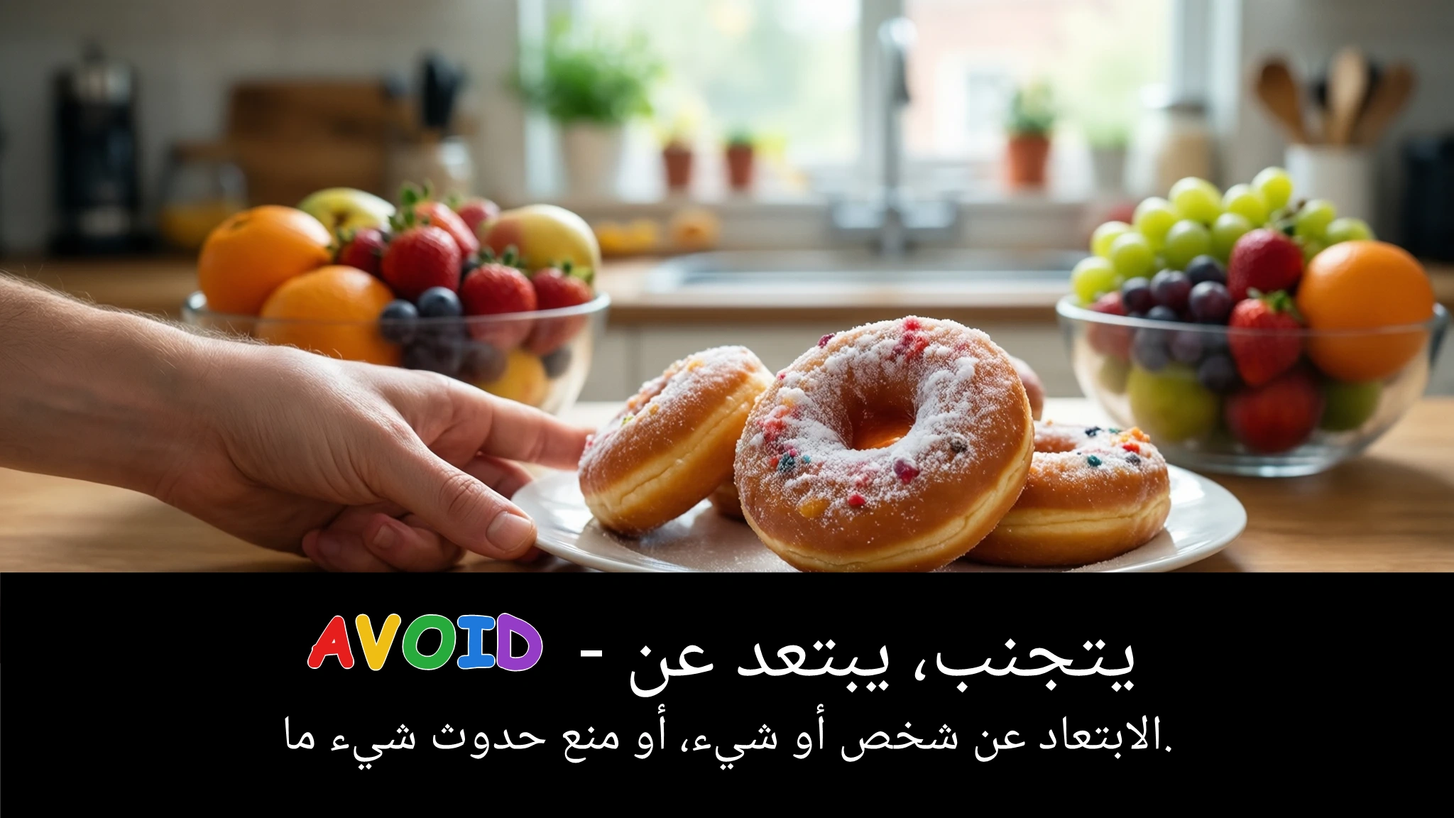 Arabic Illustration for avoid